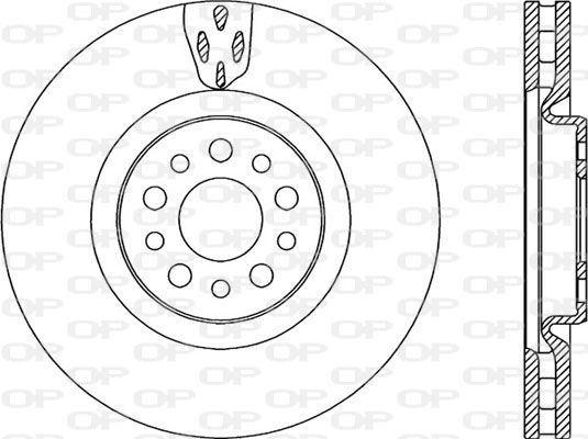 OPEN PARTS Тормозной диск BDA2191.20